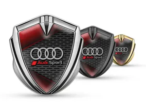 Audi Cupolato Emblema Badge Disegno High-End Look Drift